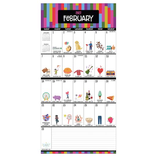 2027 Every Day's A Holiday Mini Calendar